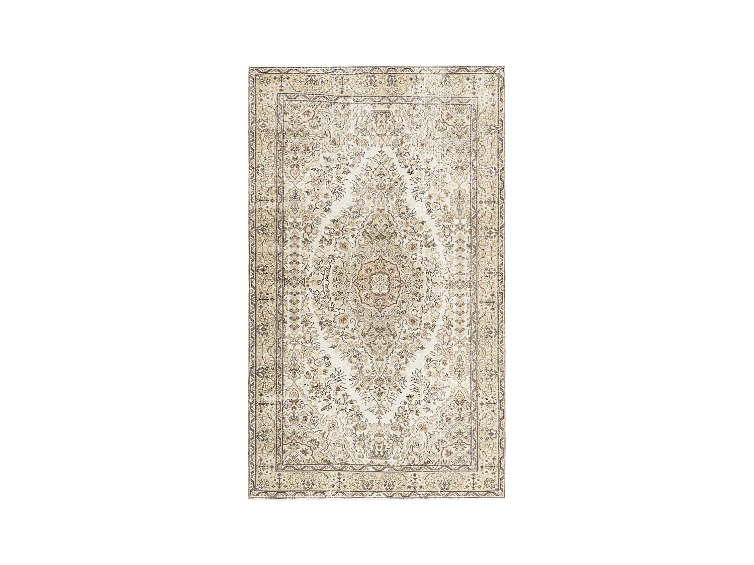 Tapis de laine 160x279 beige Ultra Vintage