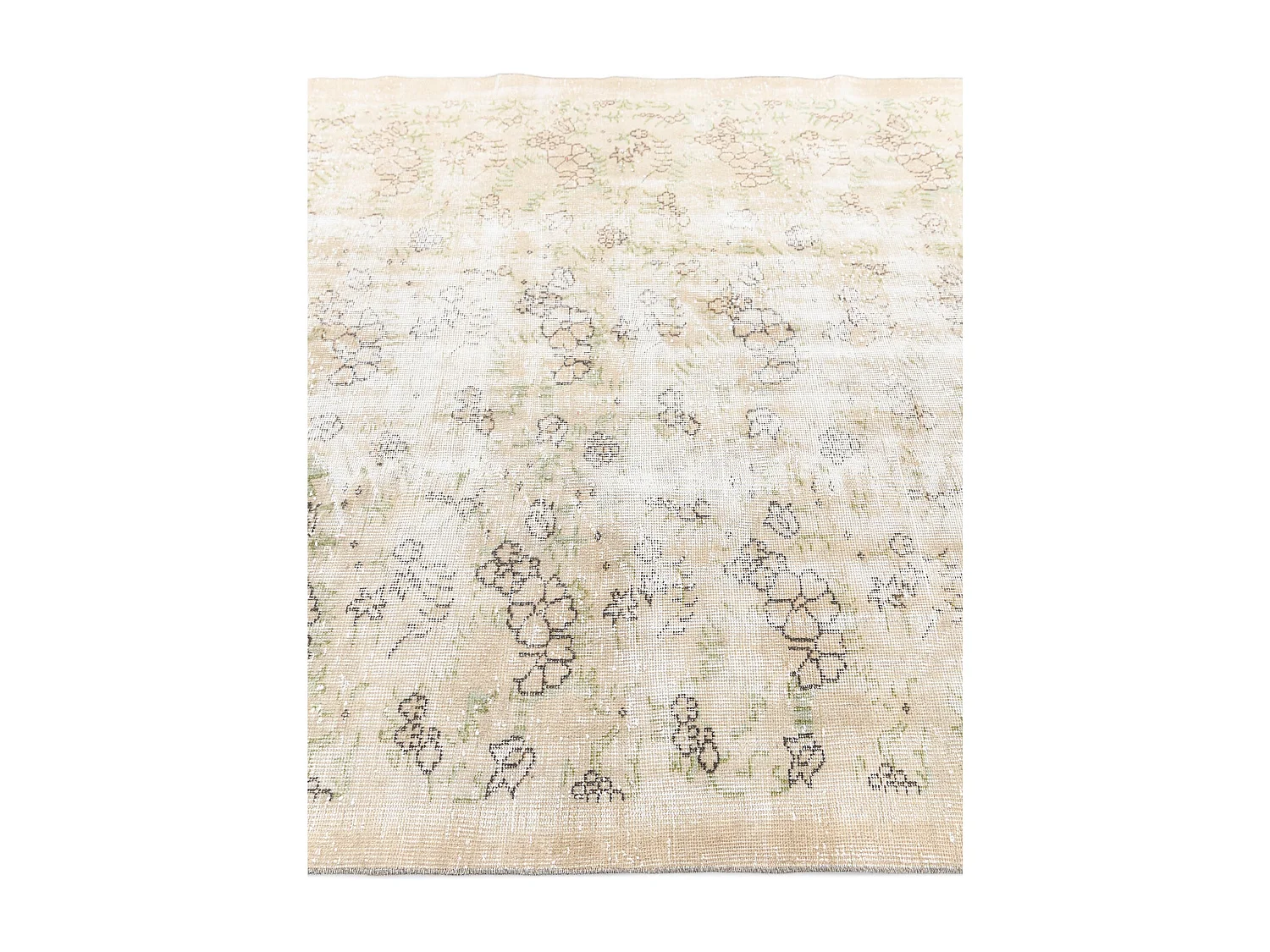 Tapis de laine 170x272 brun Ultra Vintage