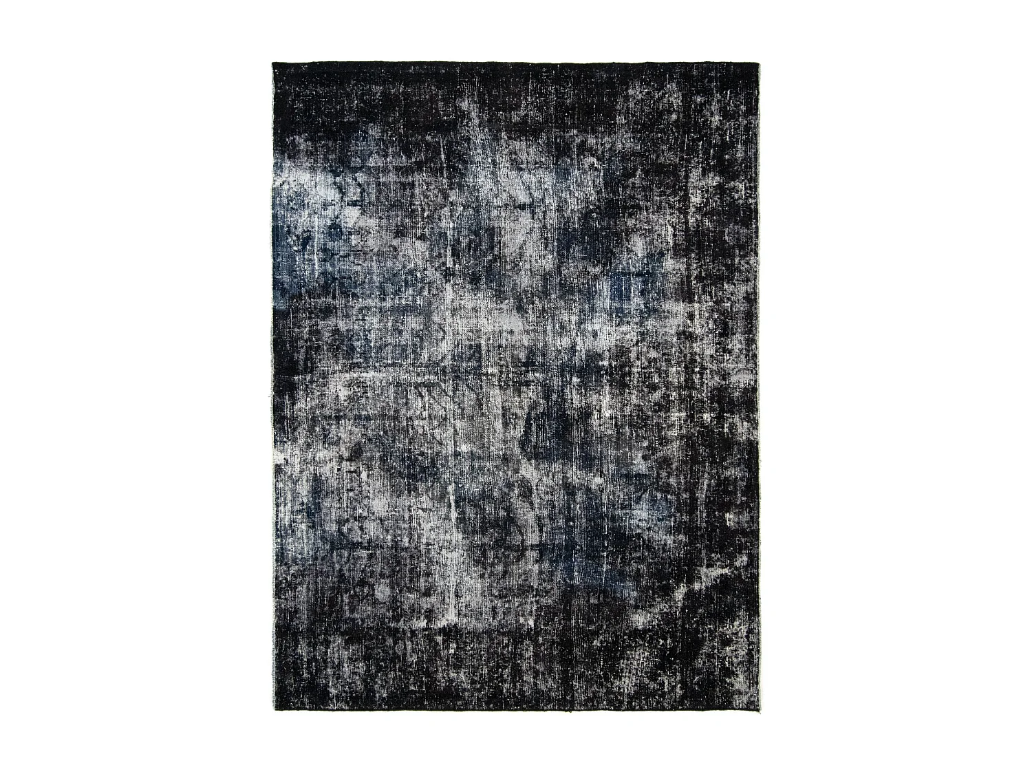 Tapis de laine 172x238 Bleu Vintage Royal