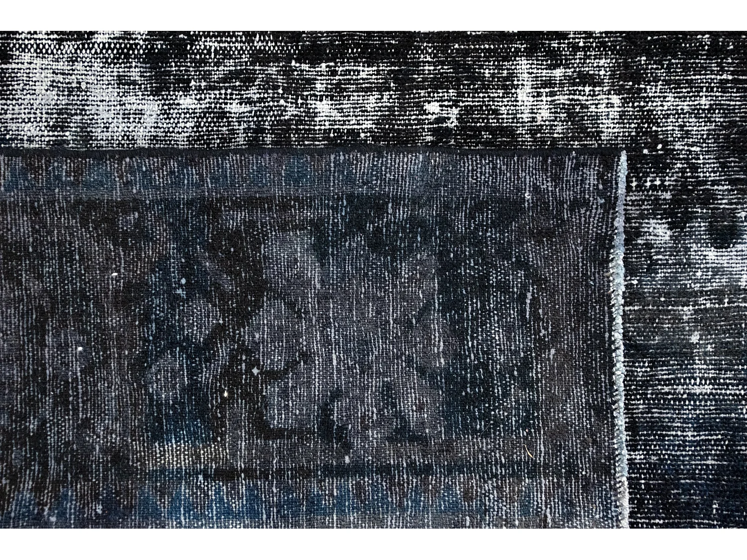 Tapis de laine 172x238 Bleu Vintage Royal