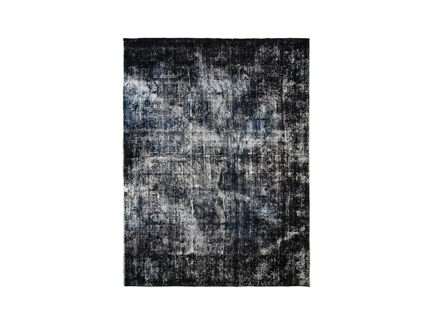 Tapis de laine 172x238 Bleu Vintage Royal