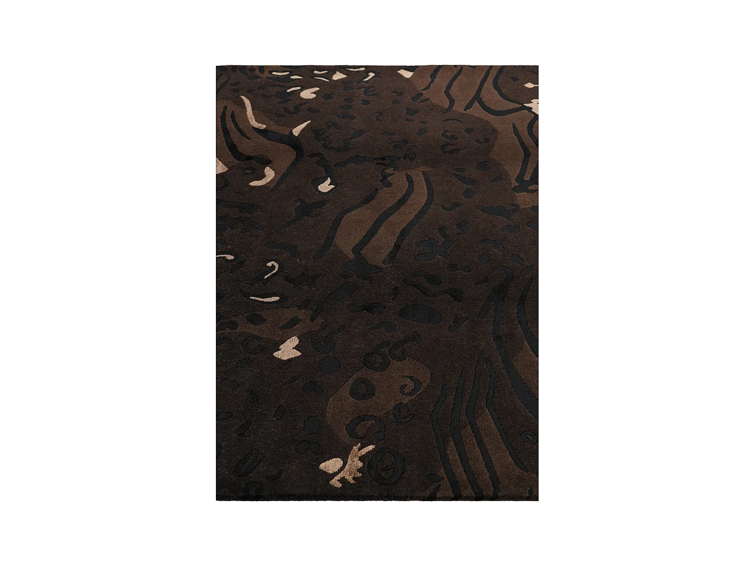 Tappeto in lana 175x239 nero Darya