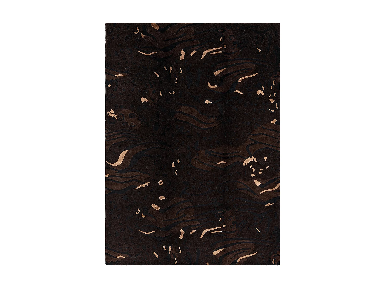 Tappeto in lana 175x239 nero Darya