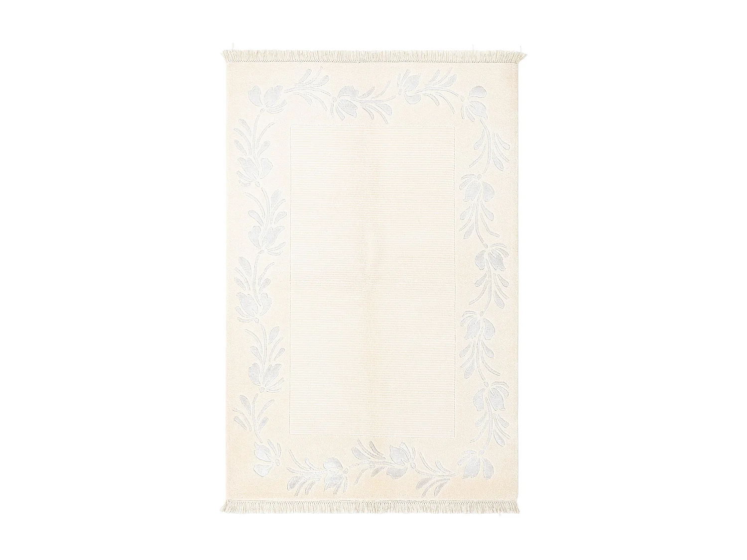 Tapis de laine 124x188 beige Darya