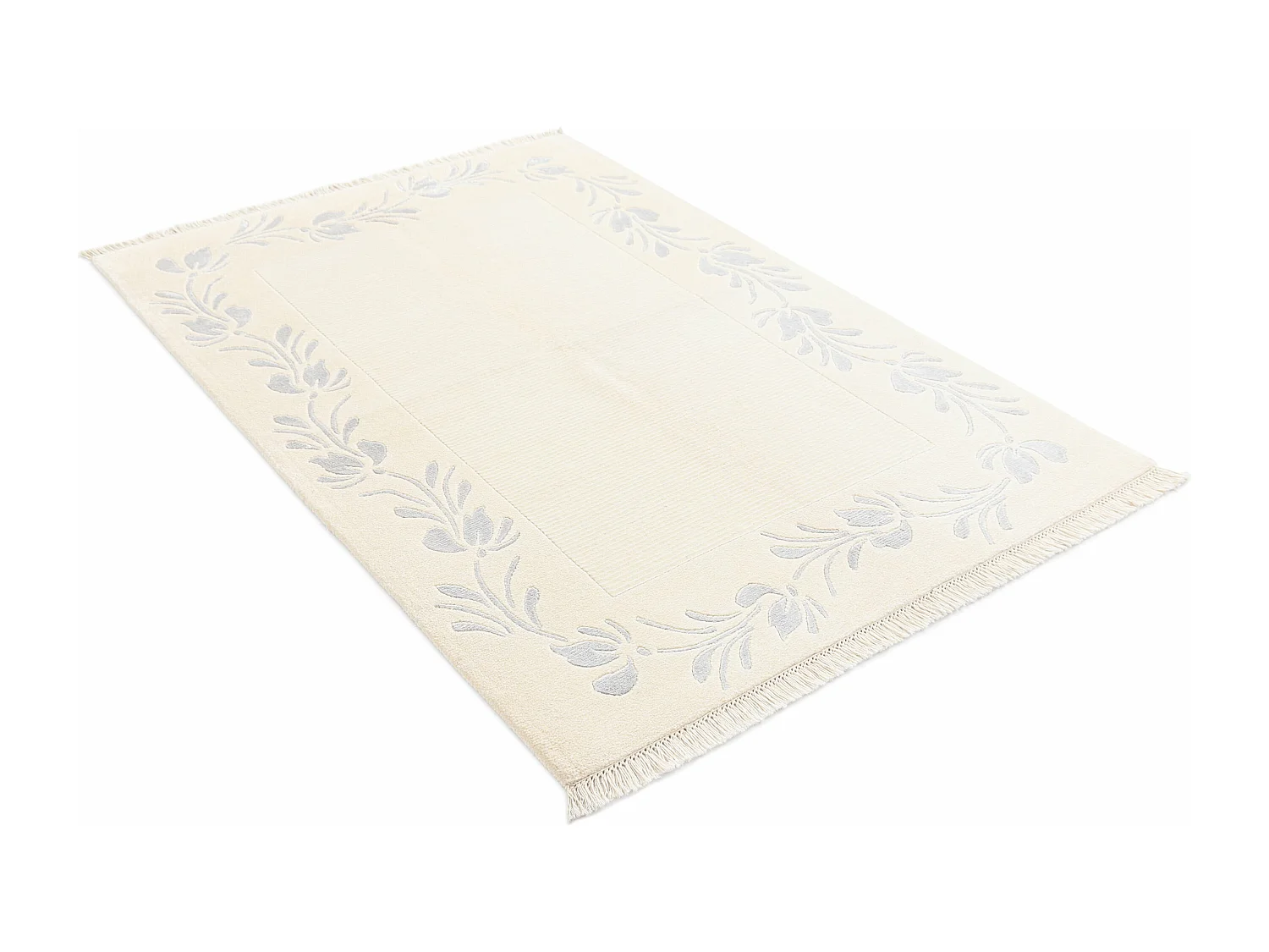 Tapis de laine 124x188 beige Darya