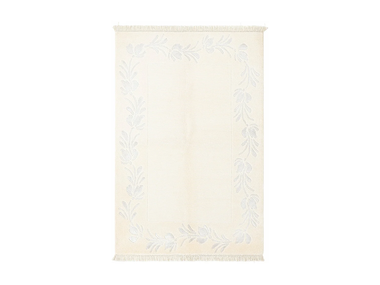 Tapis de laine 124x188 beige Darya