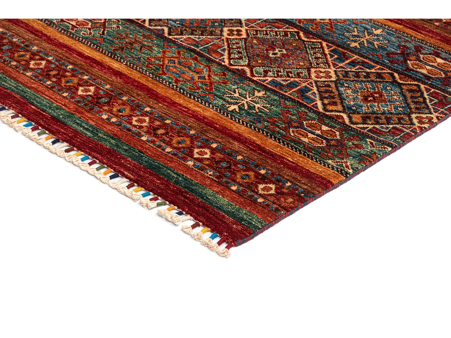 Wollteppich 201x306 Rot Torkman