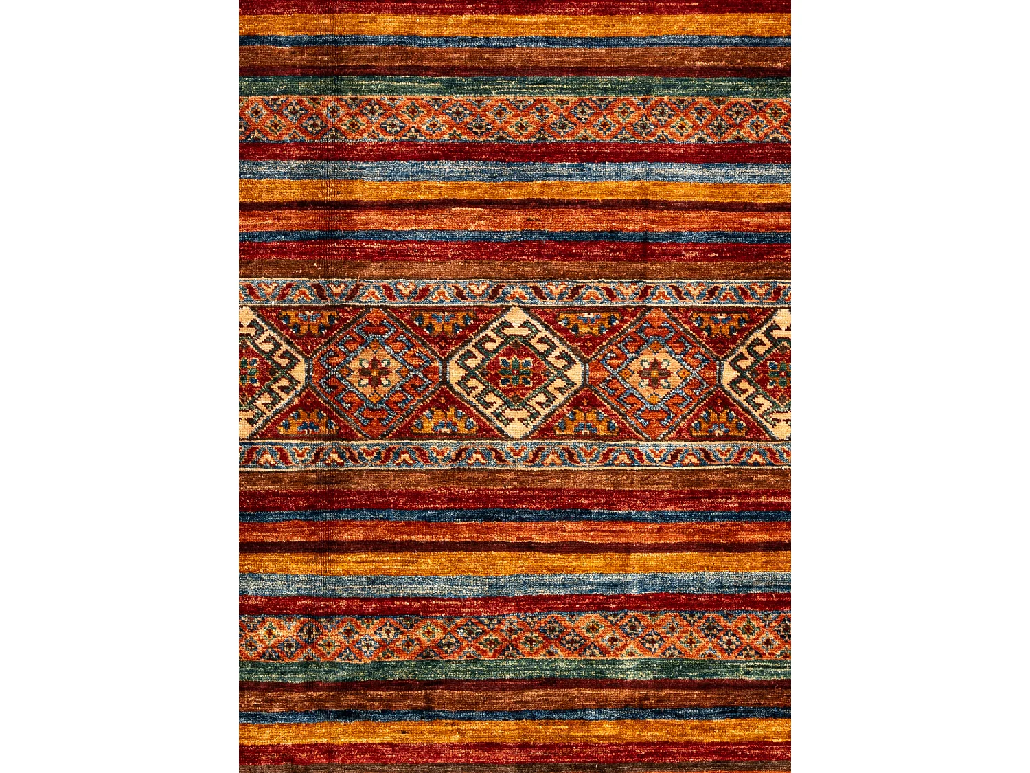 Wollteppich 201x306 Rot Torkman