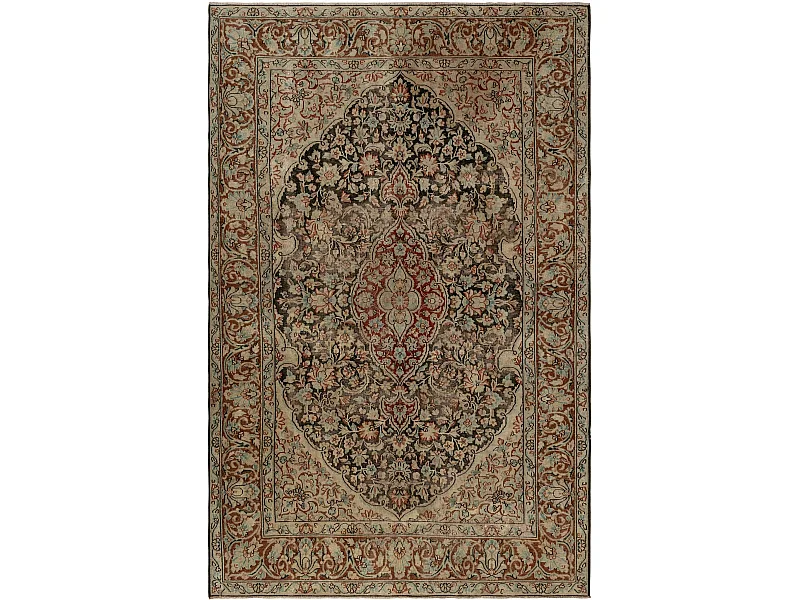 Wollteppich 168x267 Beige Vintage Royal