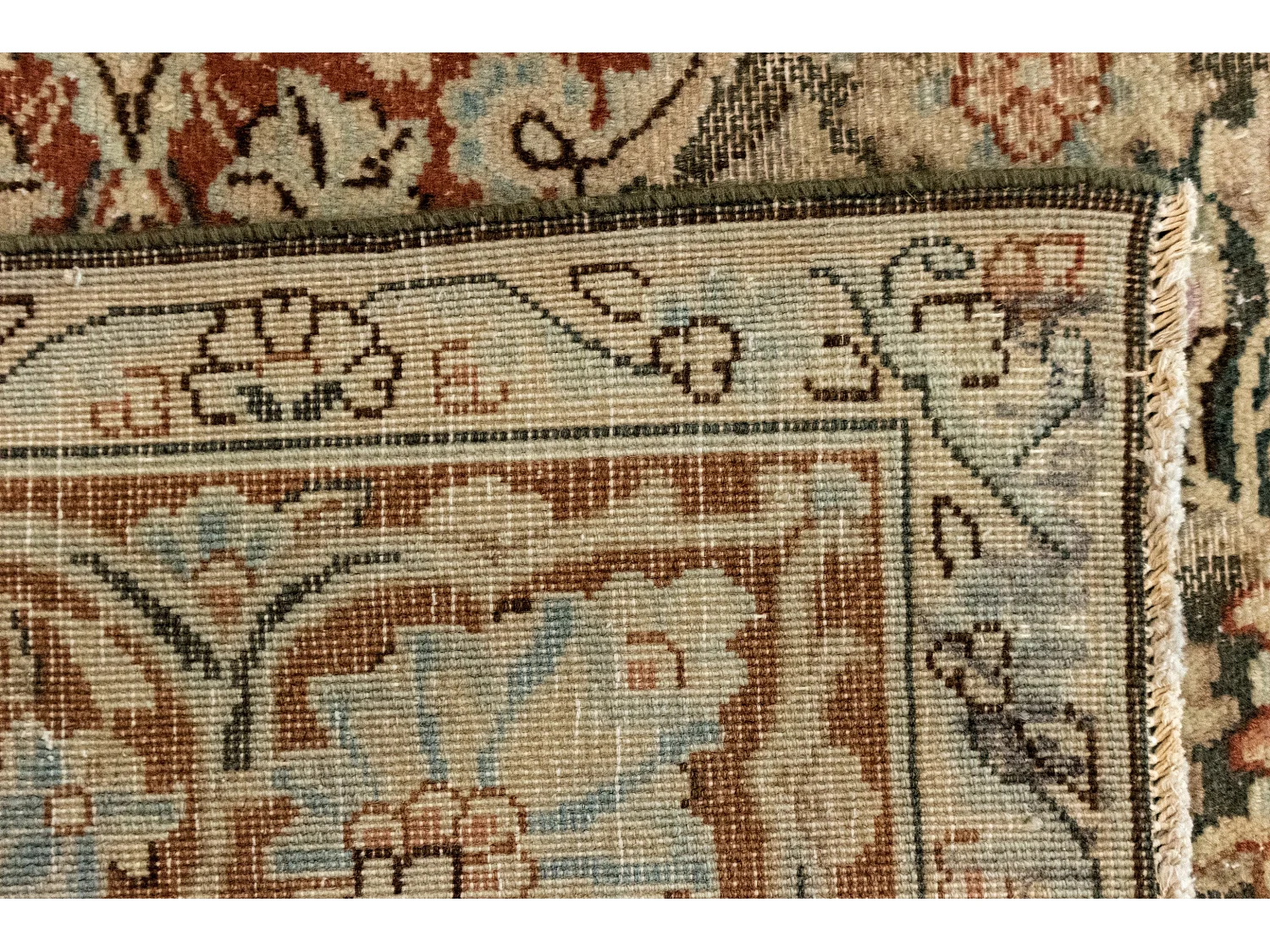 Tapis de laine 168x267 beige Vintage Royal