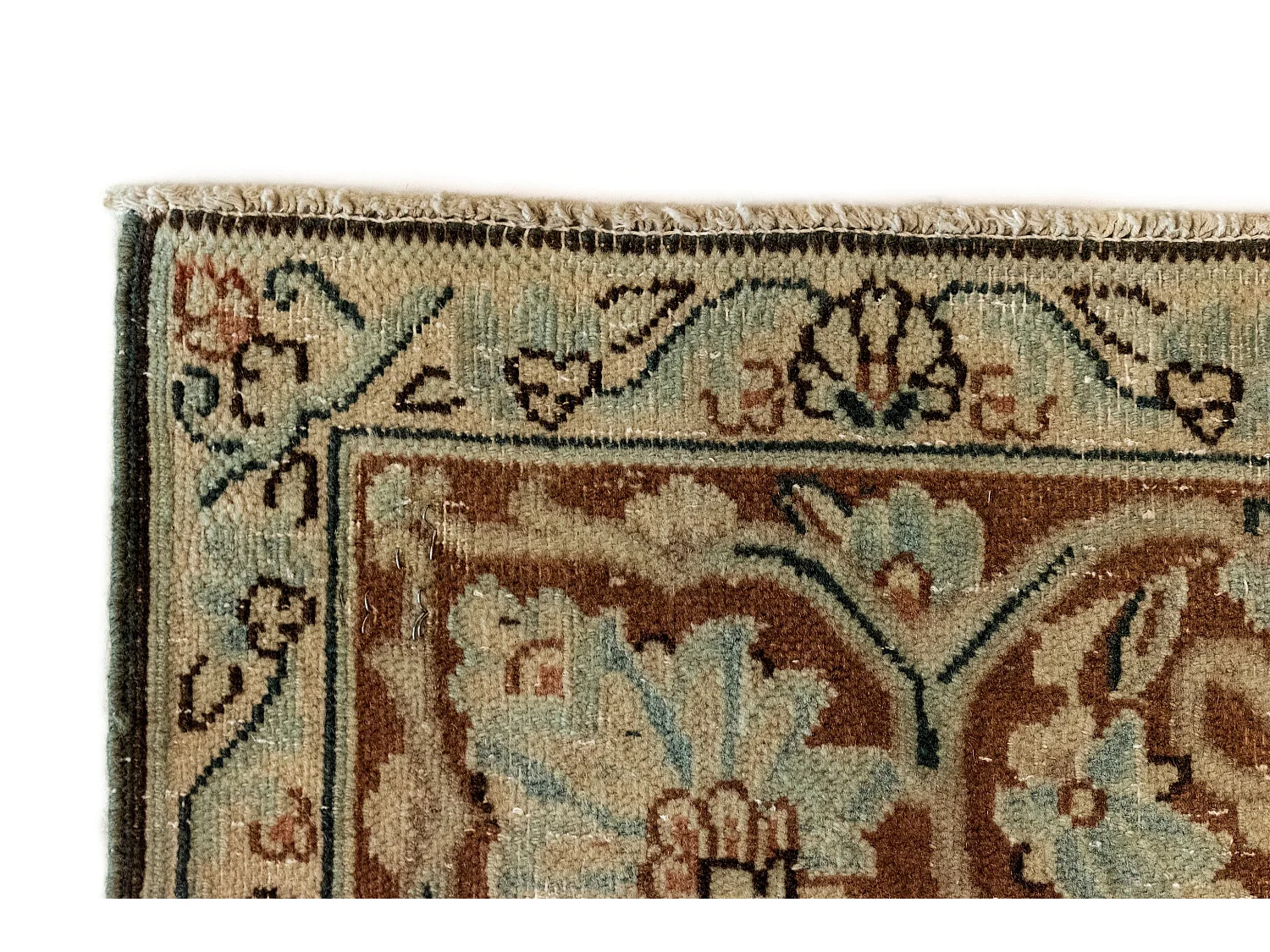 Tapis de laine 168x267 beige Vintage Royal