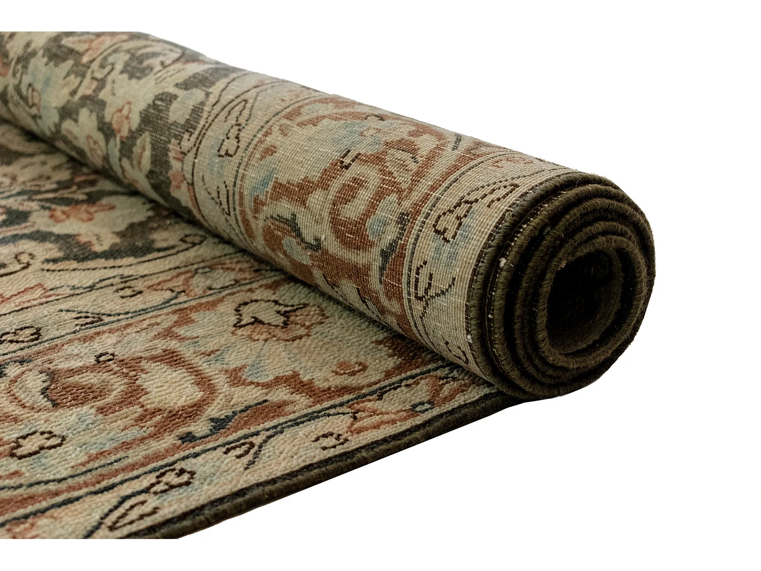 Tapis de laine 168x267 beige Vintage Royal