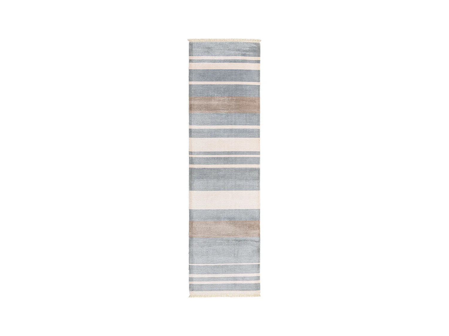 Tapis de couloir en laine 84x297 gris Darya
