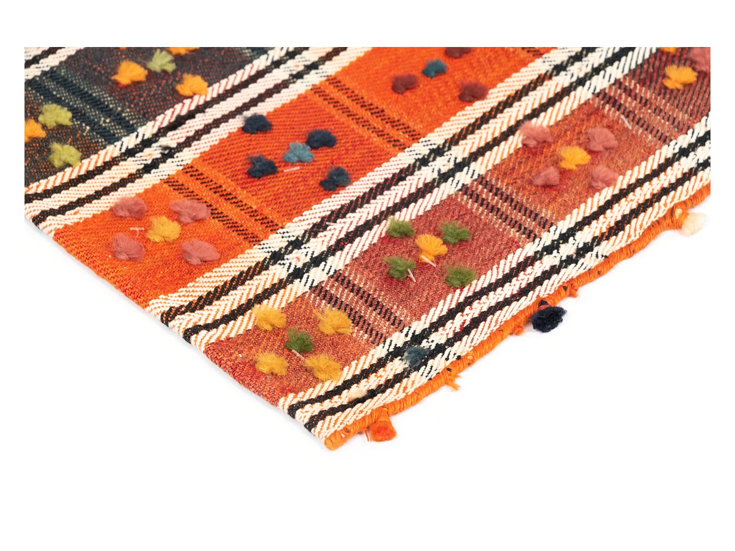 Wollteppich 145x213 Rot Jajim