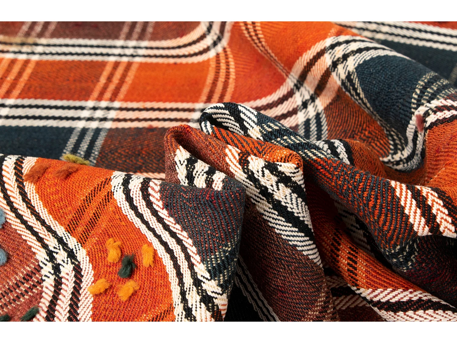 Wollteppich 145x213 Rot Jajim