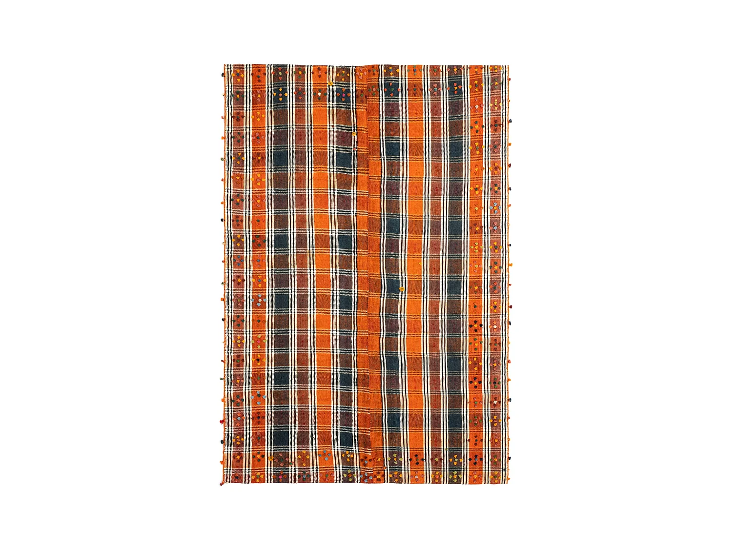Tapis de laine 145x213 rouge Jajim