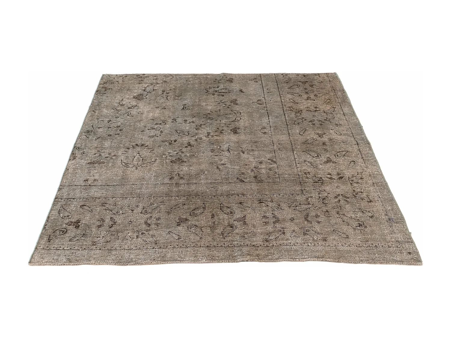 Tapis de laine 133x143 beige Vintage Royal