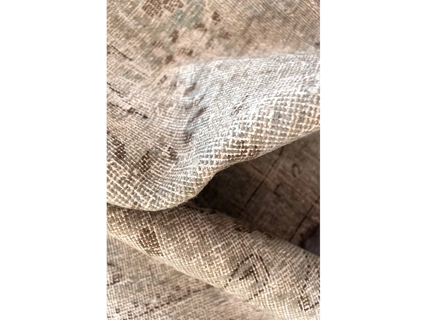 Tapis de laine 133x143 beige Vintage Royal