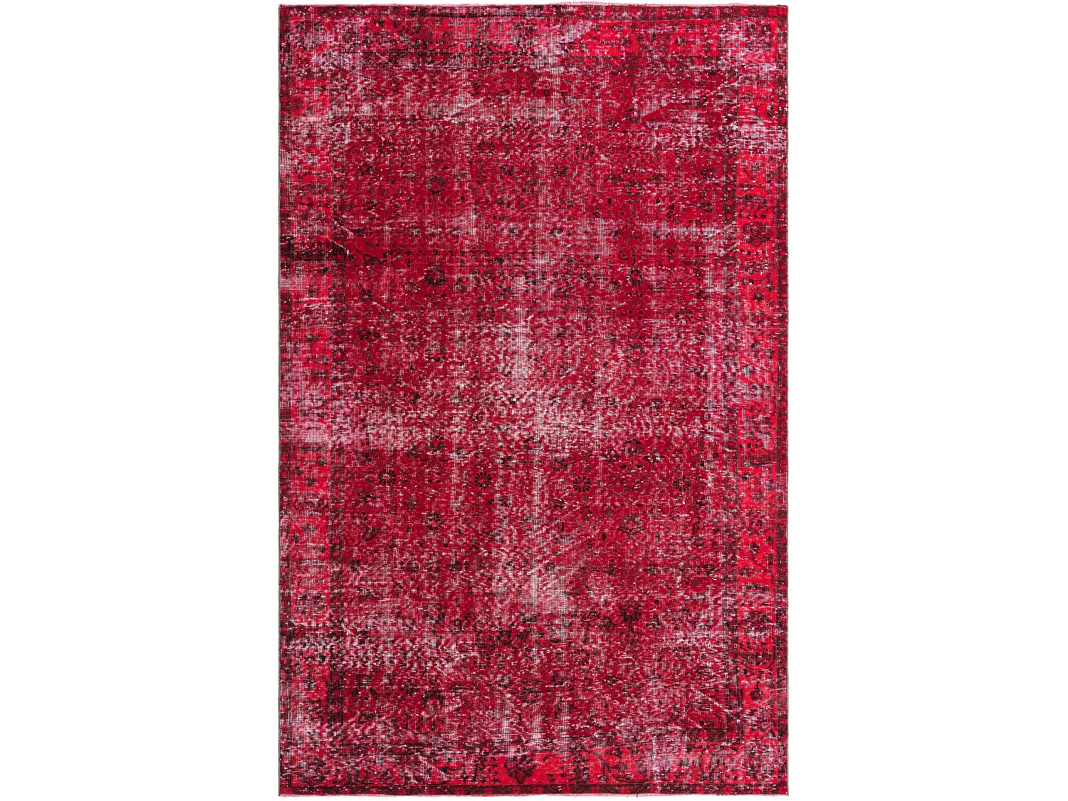 Tapis de laine 170x264 rouge Ultra Vintage