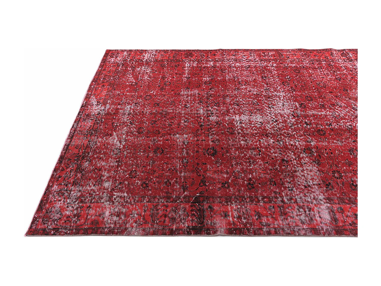 Tapis de laine 170x264 rouge Ultra Vintage