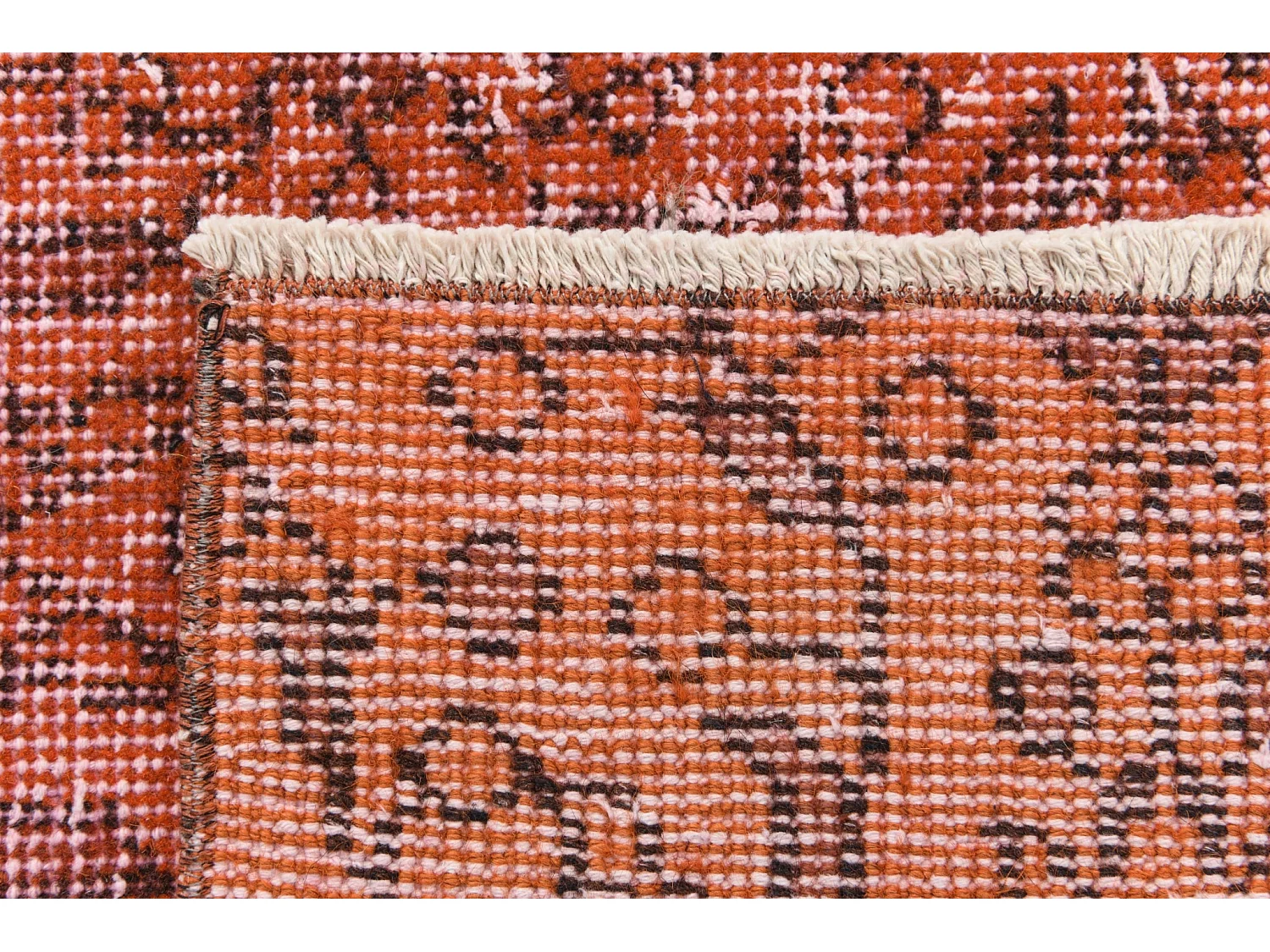 Tapis de laine 160x274 rouge Ultra Vintage