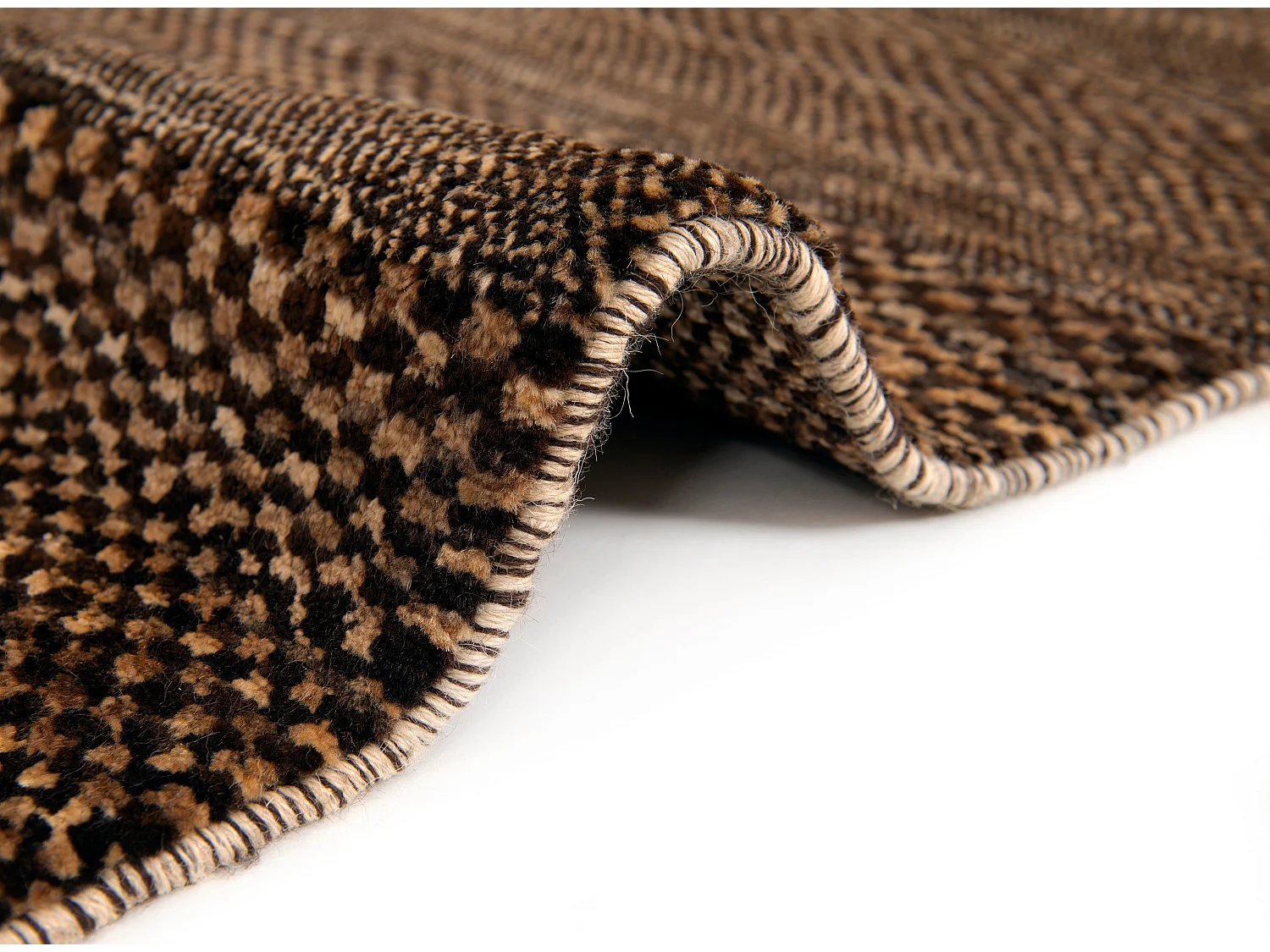 Tapis de laine 170x252 brun Juma