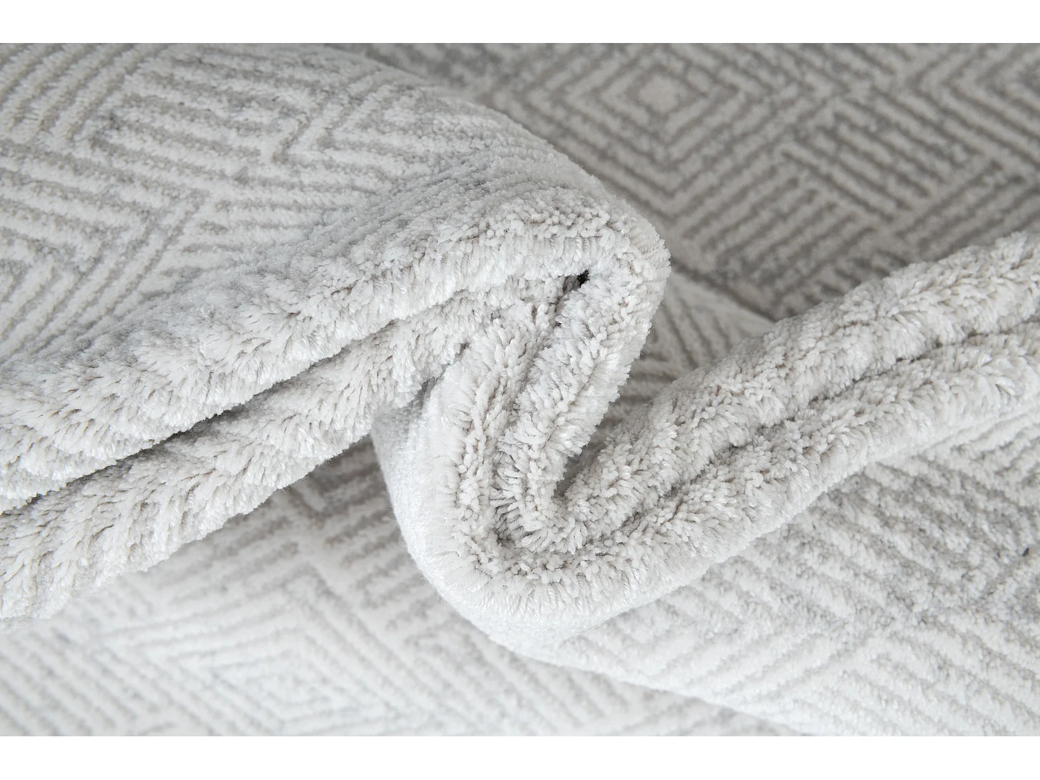 Tapis 160x245 gris clair Davos Cilia