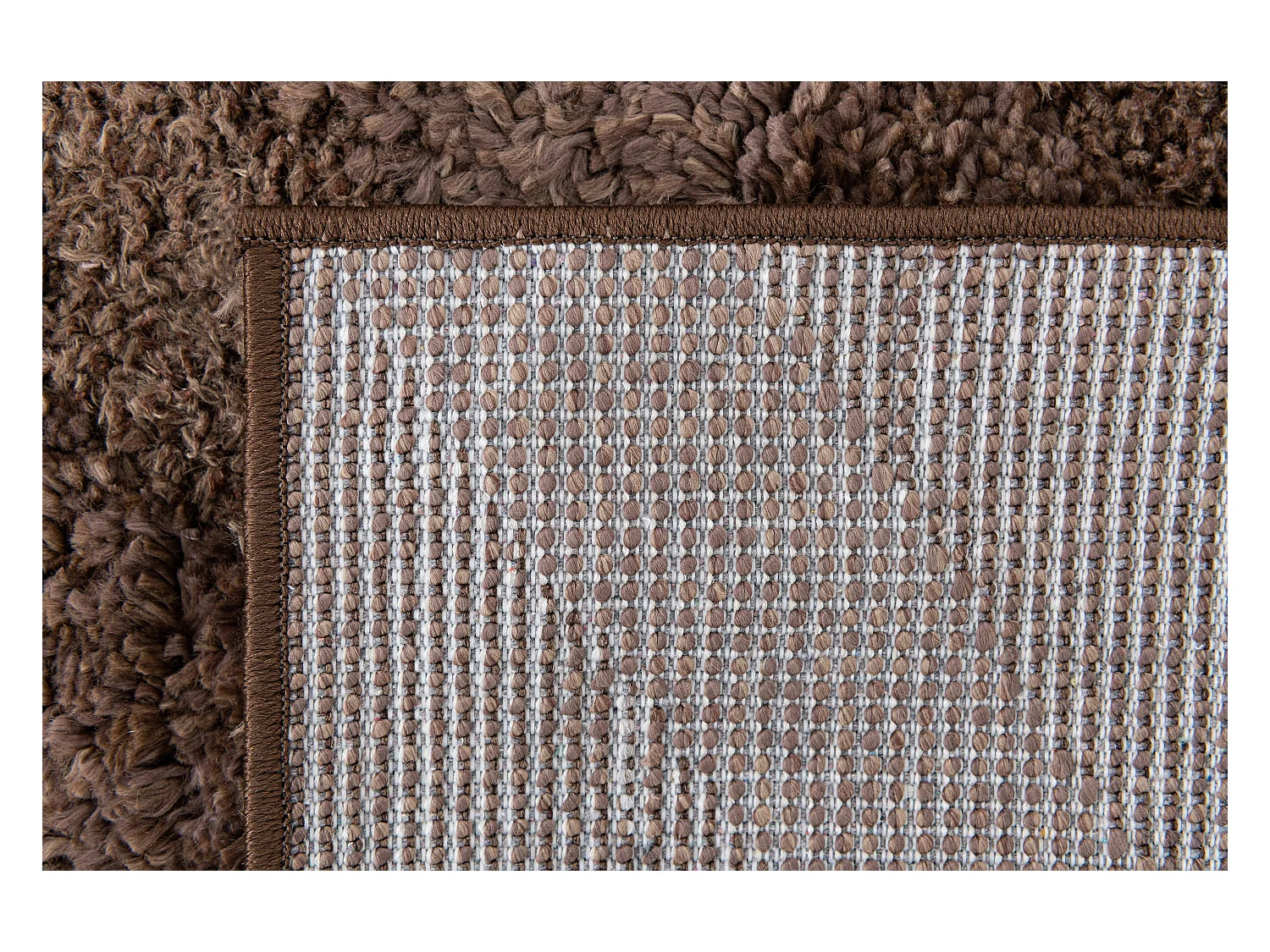 Tapis shaggy 240x305 marron foncé Thun Avis