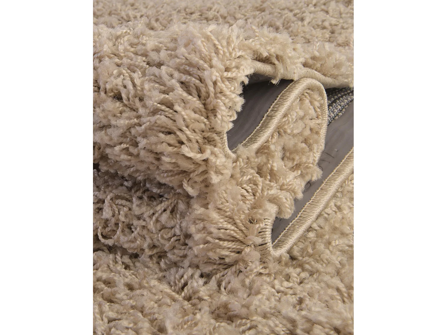 Tapis shaggy 61x91 brun Solid Shag