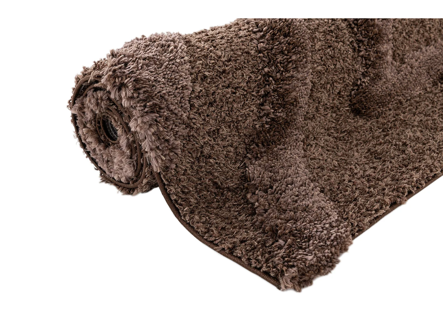 Tapis shaggy 125x185 marron foncé Thun Avis
