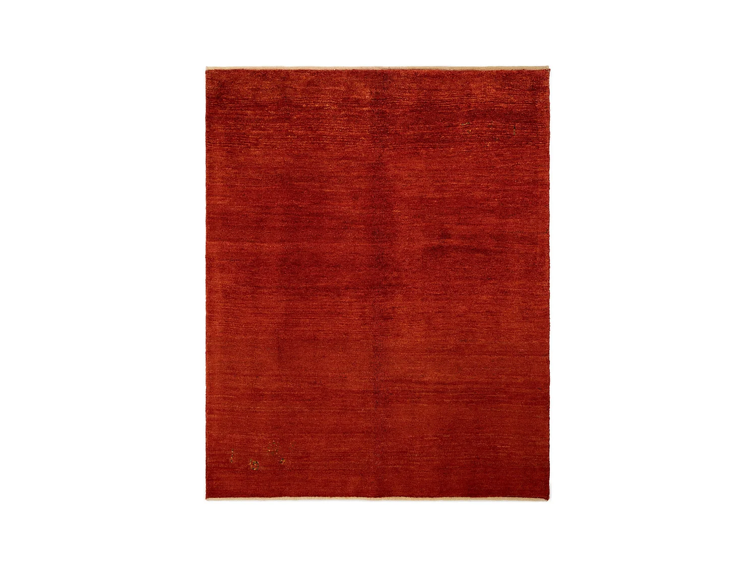 Tappeto in lana 154x194 rosso Gabbeh