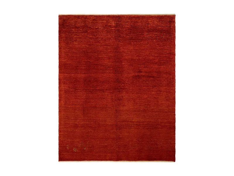 Tapis de laine 154x194 rouge Gabbeh