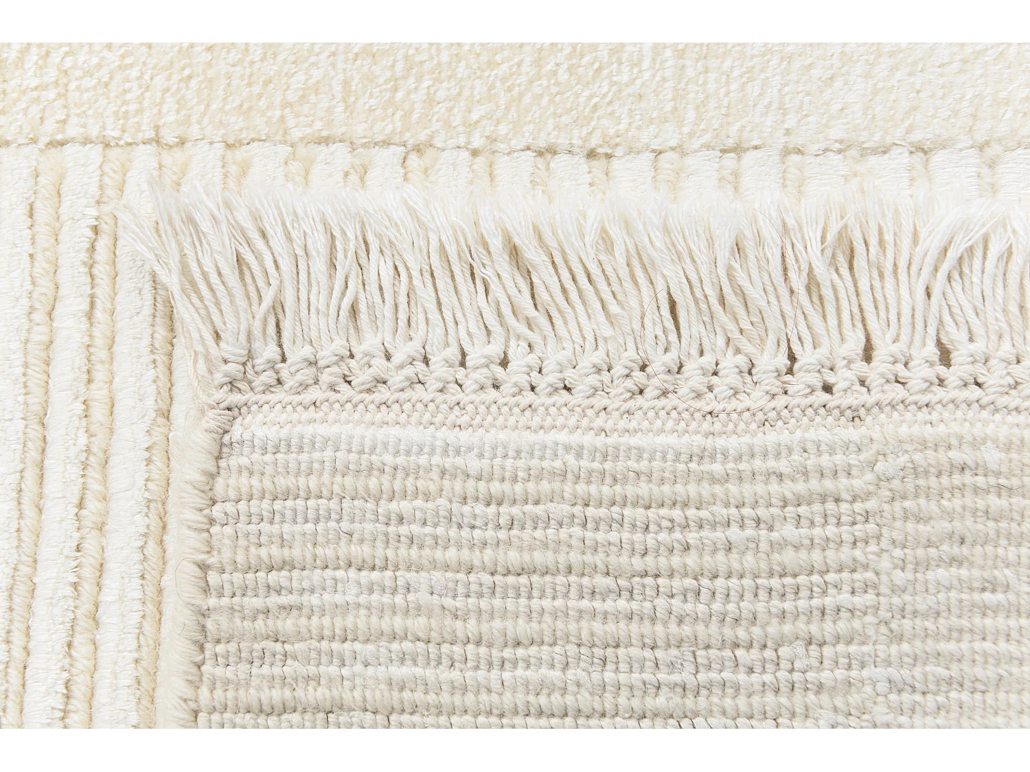 Läufer-Wollteppich 76x297 Beige Darya