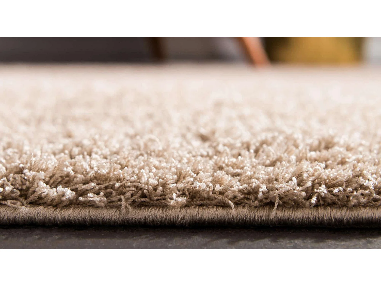 Hoogpolig tapijt 120x62 Beige Luzern