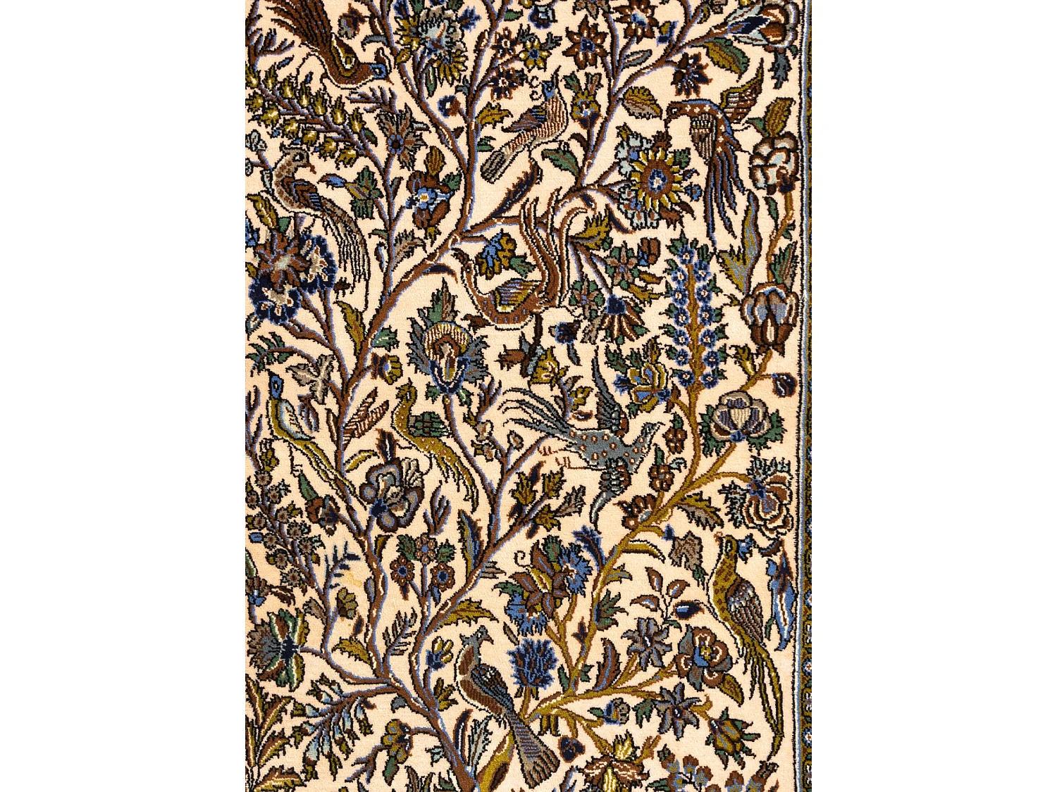 Wollteppich 101x171 Beige Ghom