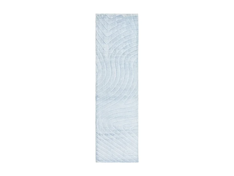 Tapis de couloir en laine 81x292 bleu Darya