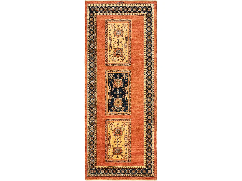 Loper-Woltapijt 206x83 Rood Kashkuli