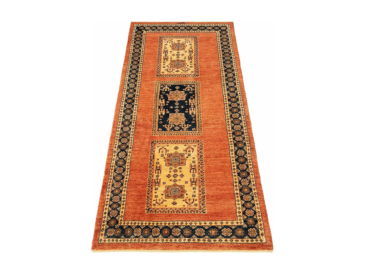 Loper-Woltapijt 206x83 Rood Kashkuli