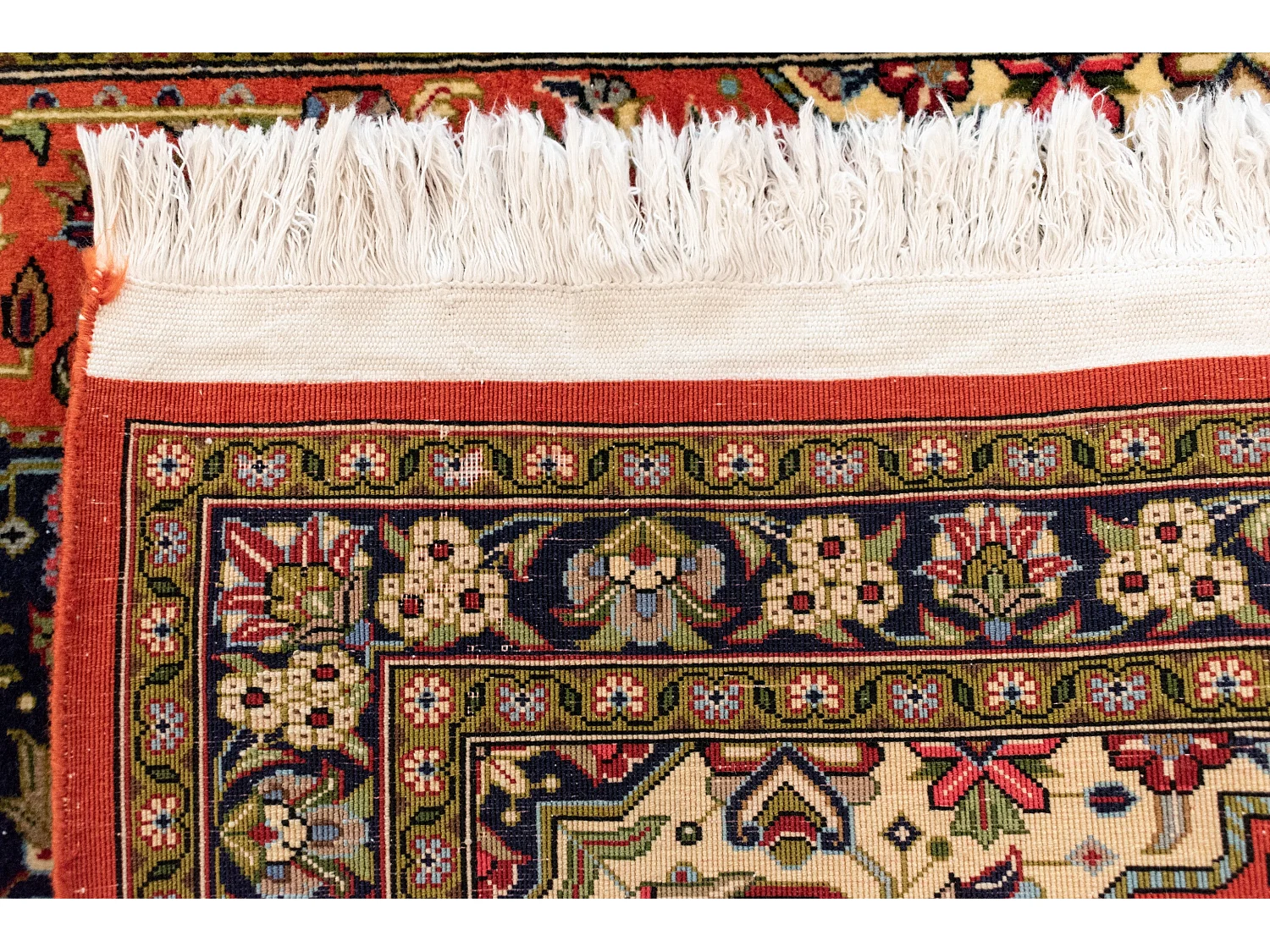 Tapis de laine 76x118 rouge Ghom