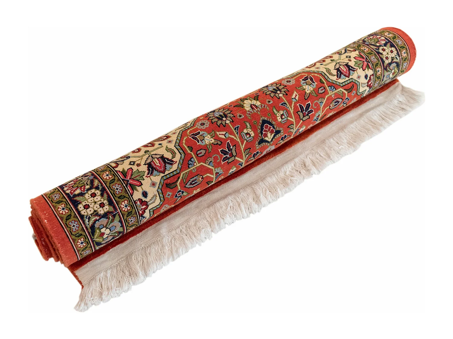 Tapis de laine 76x118 rouge Ghom