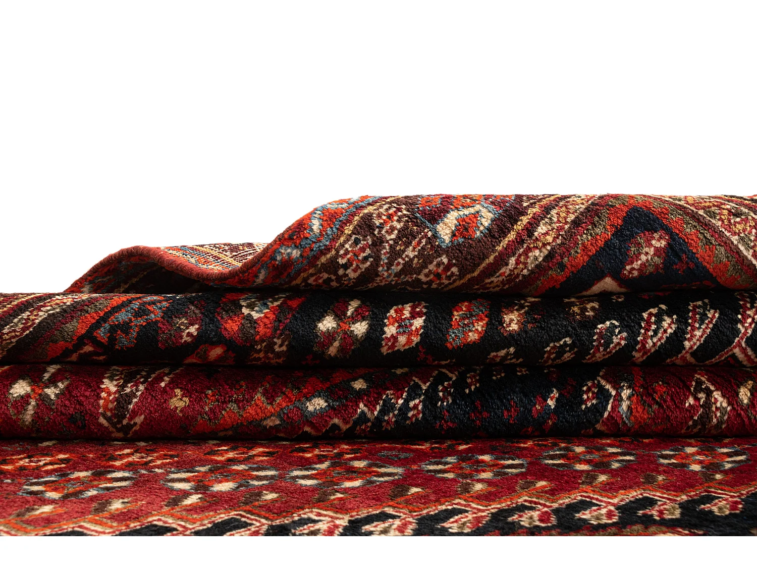 Tapis de laine 136x209 rouge Ghashghai