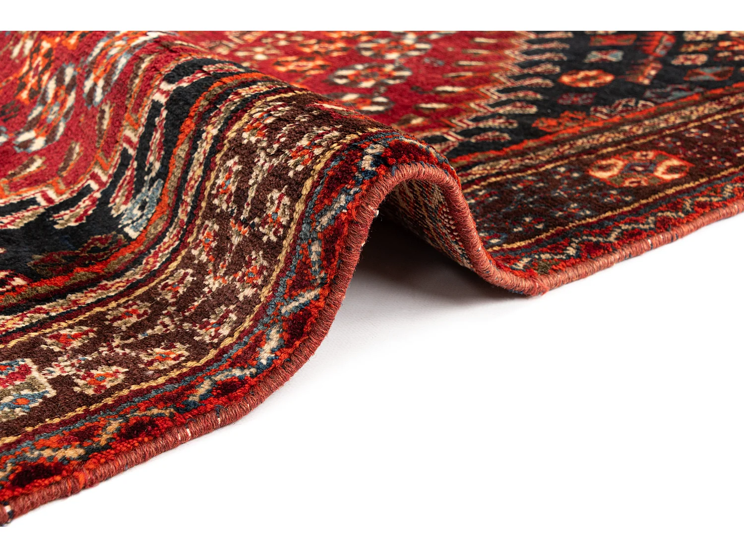 Tapis de laine 136x209 rouge Ghashghai