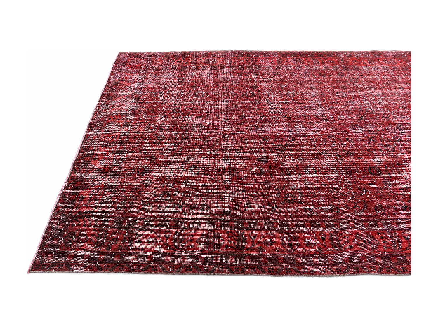 Tapis de laine 175x290 rouge Ultra Vintage