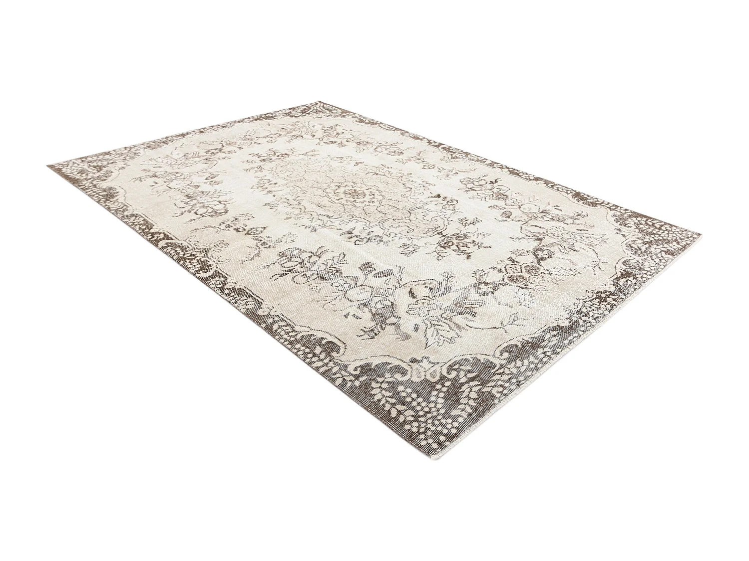 Tapis de laine 170x269 beige Ultra Vintage