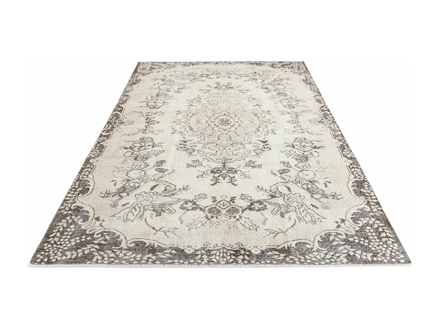 Tapis de laine 170x269 beige Ultra Vintage