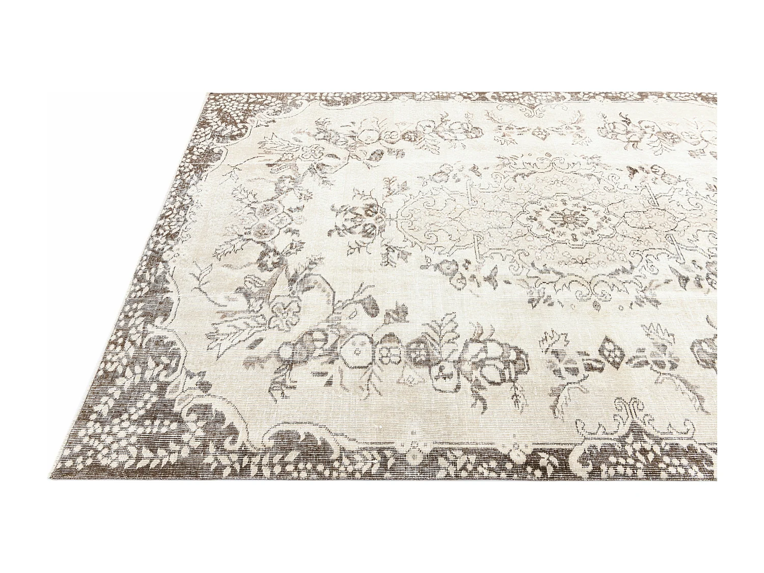 Tapis de laine 170x269 beige Ultra Vintage