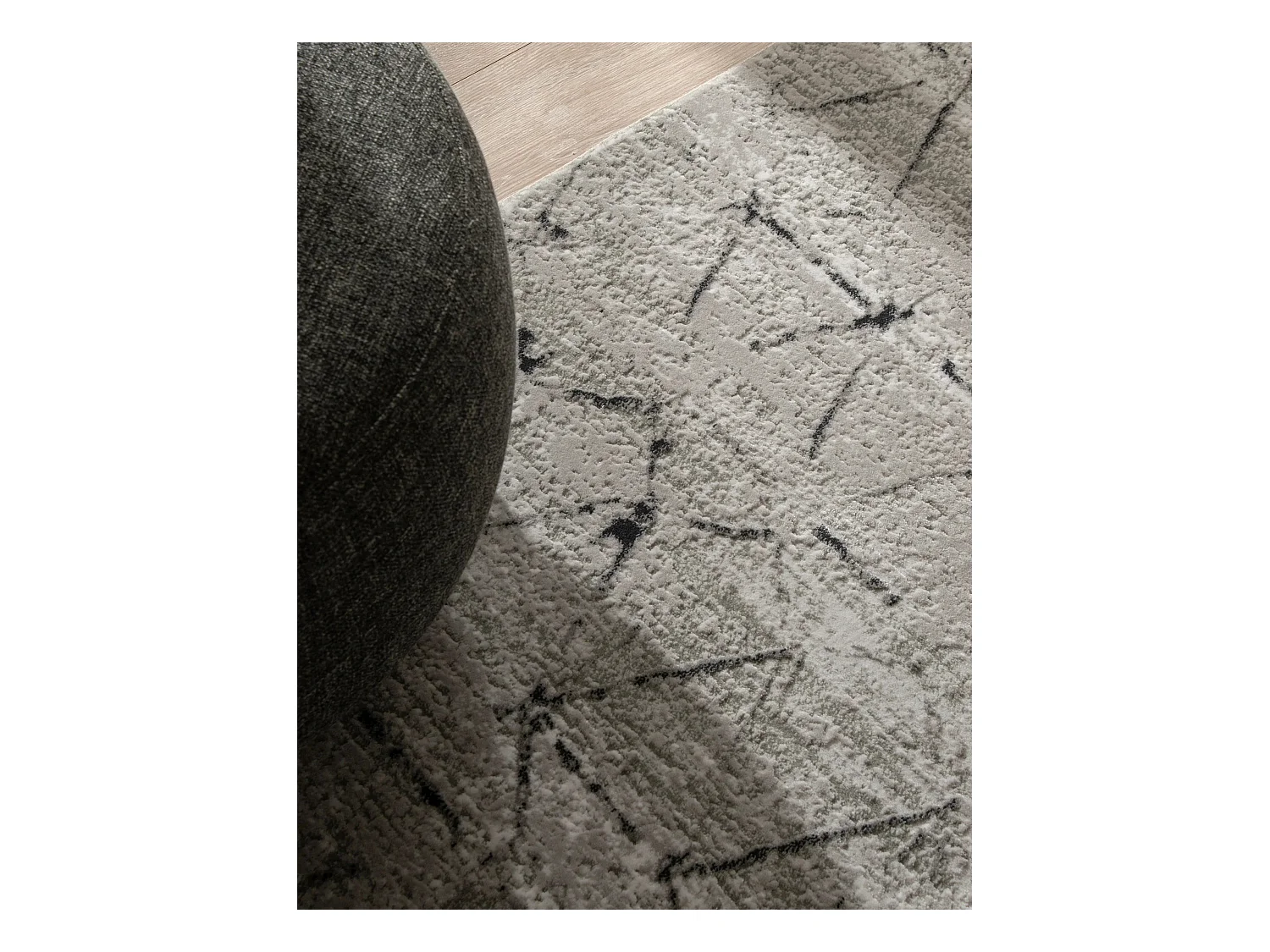 Tappeto 125x125 grigio Davos Spice