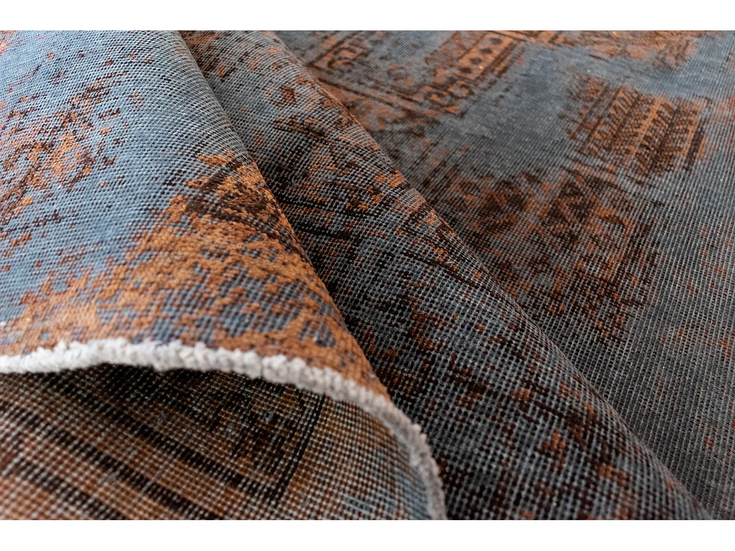 Woltapijt 192x137 Blauw Vintage Royal