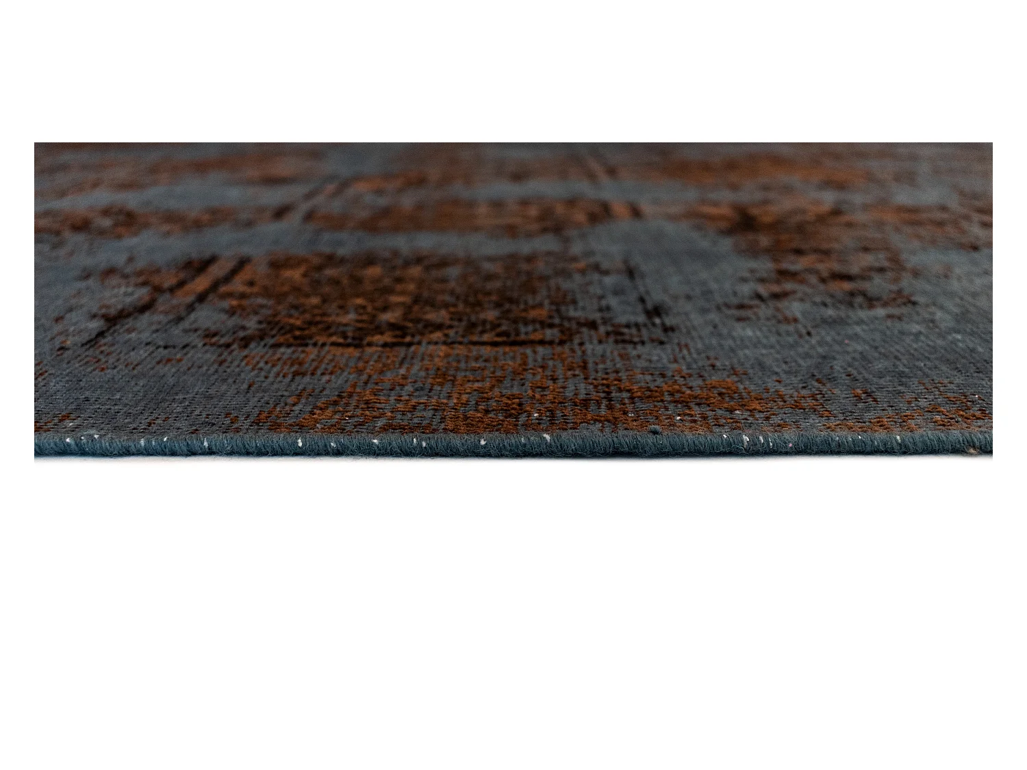 Wollteppich 137x192 Blau Vintage Royal