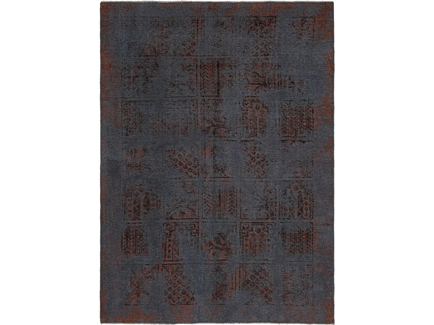 Wollteppich 137x192 Blau Vintage Royal